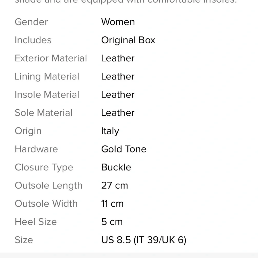 Brand New 💜 Tory Burch Black and Gold Block Heel Sandals - Picture 13 of 13